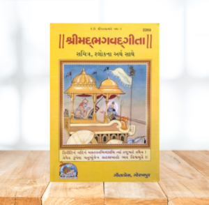 Srimadhbhagvat Gita Sachitra Satik Gujarati Granthakar Delux Paper